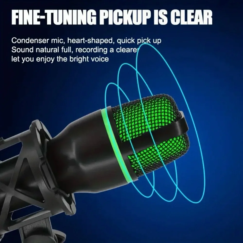 USB Microphone For Recording And Streaming On PC And Filter For Streaming Media